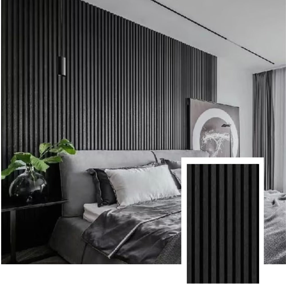 NordAcoust™ Premium Acoustic Slat Panel — Natural Oak (2,7 x 1,10 m)