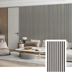 NordAcoust™ Premium Acoustic Slat Panel — Natural Oak (2,7 x 1,10 m)